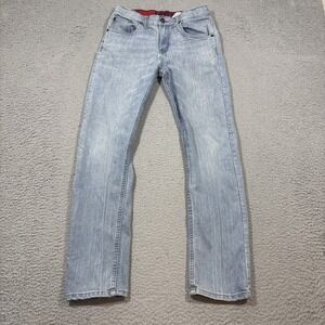 Levi's 514 Jeans Kids Sz 16 Blue Denim Regular Fit Straight Leg 28x30